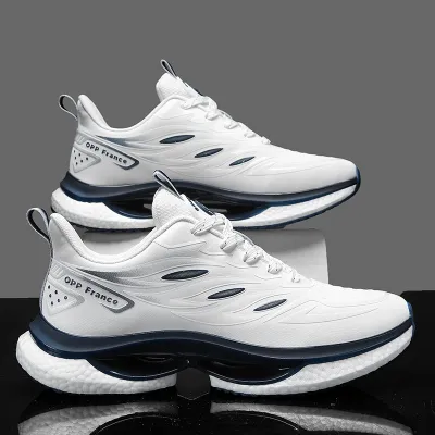 RETRO CASUAL RUNNING SHOE WHITE